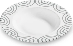 Gmundner Keramik Graugeflammt Suppenteller Gourmet 24cm