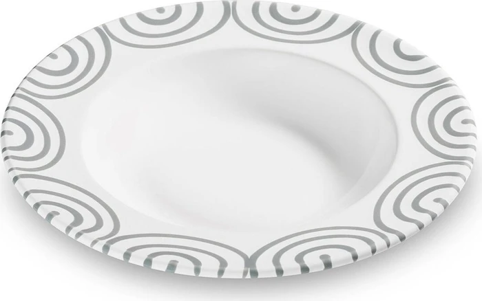 Gmundner Keramik Graugeflammt Suppenteller Gourmet 24cm