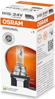 Osram Original H15 60/20W, 1er-Pack Faltschachtel