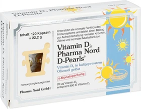 Vitamin D3 Kapseln, 120 Stück