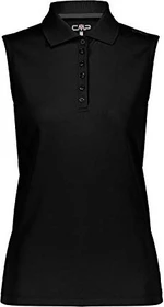 CMP Ärmelloses Poloshirt ärmellos nero/graffite (Damen)