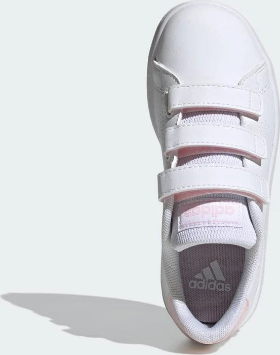 adidas Advantage Court Lifestyle Hook-and-Loop cloud white/clear pink (Junior)