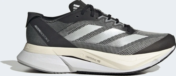 adidas Adizero Boston 12 core black/cloud white/carbon (Damen)