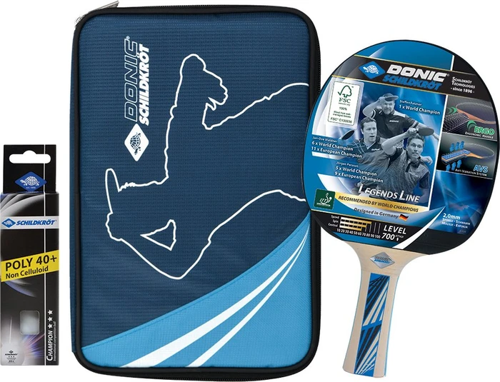Donic Schildkröt Legends 700 FSC Tischtennis-Set