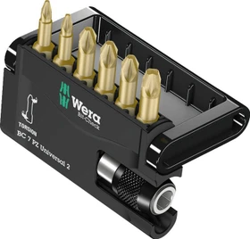 Wera Bit-Check 7 PZ Universal 2 Pozidriv Bitset inkl. Werkzeugbox, 7-tlg.