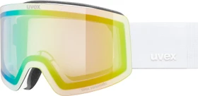 UVEX Provoqe V white matt/vario green mirror