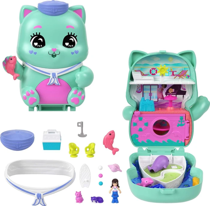Mattel Polly Pocket - Matrosenkatze Schatulle