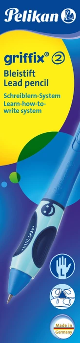 Pelikan griffix 2 Druckbleistift HB 2mm graphit, bluesea, Linkshänder (955286)