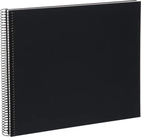Goldbuch Spiralbalbum Bella Vista 35x30 weiße Seiten schwarz