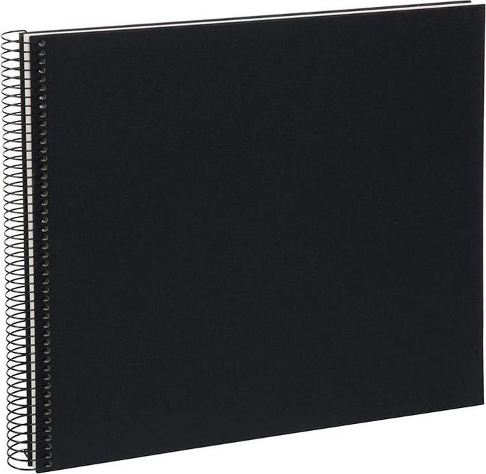 Goldbuch Spiralbalbum Bella Vista 35x30 weiße Seiten schwarz