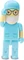 Diverse USB-Sticks Cartoon Arzt mit Mundschutz 8GB blau, USB-A, USB 2.0 Vorschaubild