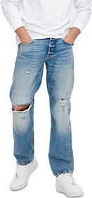 ONLY & SONS Wide Mid Edge Jeans light blue denim (Herren)