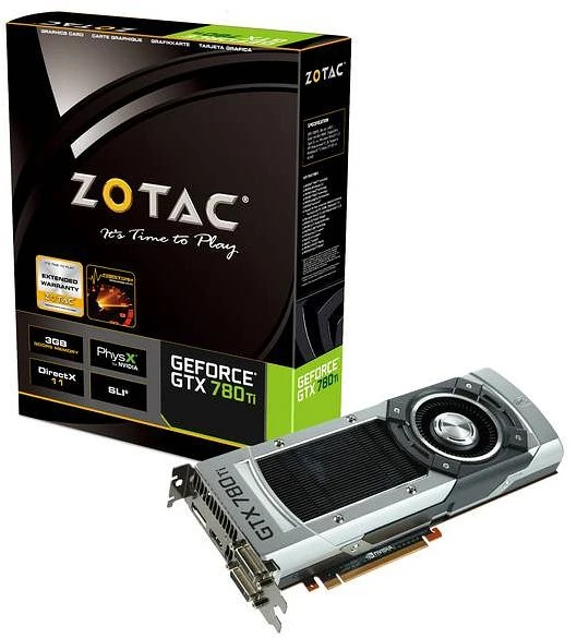 Zotac GeForce GTX 780 Ti, 3GB GDDR5, 2x DVI, HDMI, DP