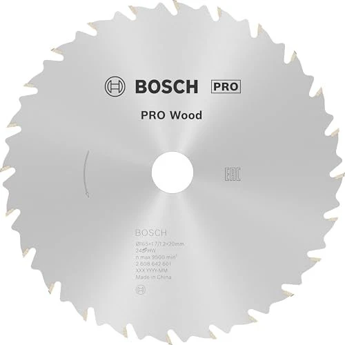 Bosch Professional Speedline Wood Kreissägeblatt 24Z, 165x1.7x20mm, 1 Stück