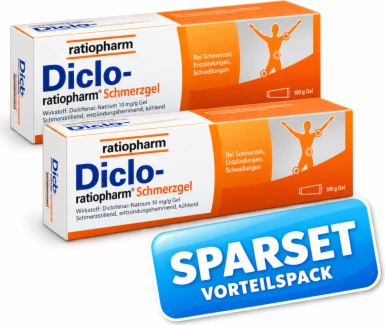 Diclo-ratiopharm Schmerzgel, 200g (2x 100g)
