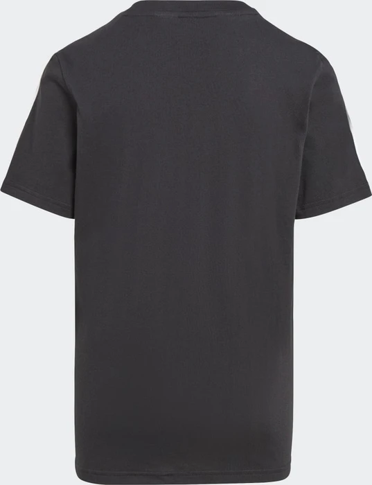 adidas Tiberio 3-Streifen Colorblock Cotton T-Shirt kurzarm black/grey five/white (Junior)