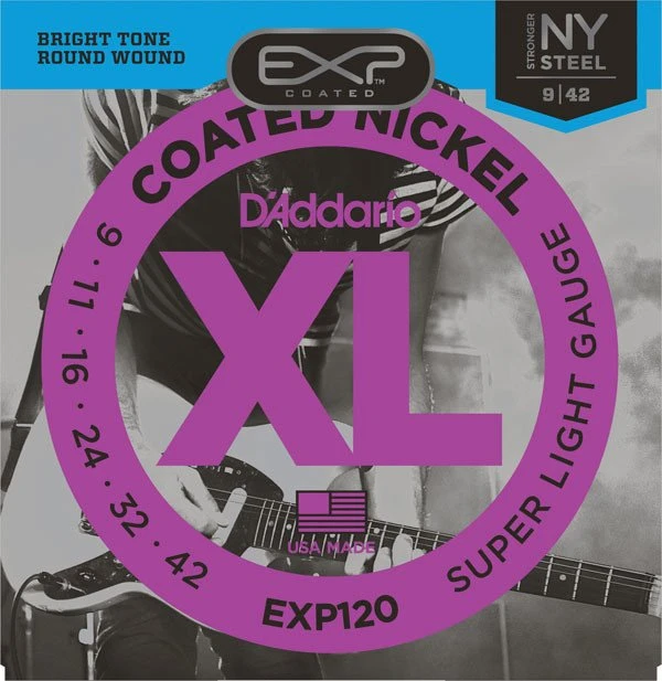 D'Addario EXP Coated Nickel Wound Super Light