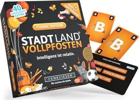 Stadt Land Vollpfosten - Das Kartenspiel - Classic Edition - Special Edition