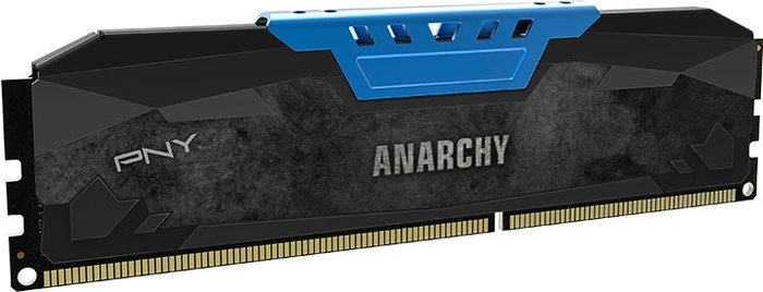 PNY Anarchy blau UDIMM 8GB Kit, DDR3-1600, CL9