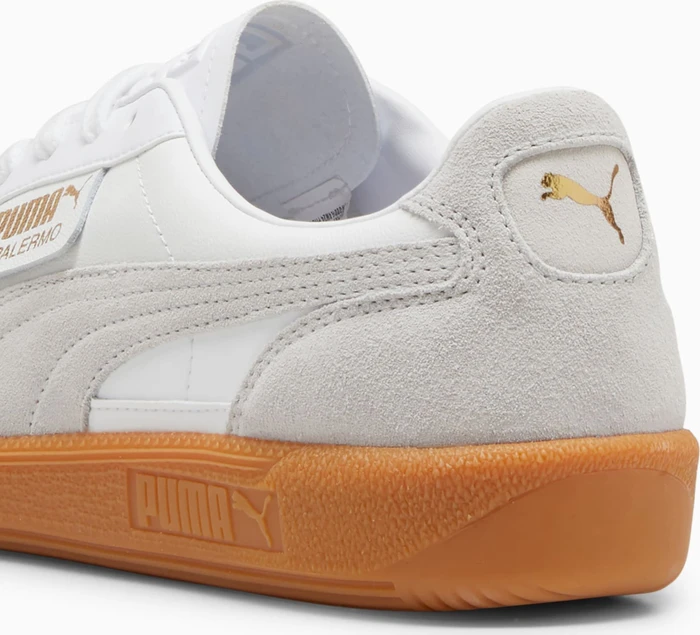 Puma Palermo Leather puma white/glacial gray/gum