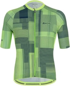 Santini Karma Kinetic Trikot kurzarm grün (Herren)