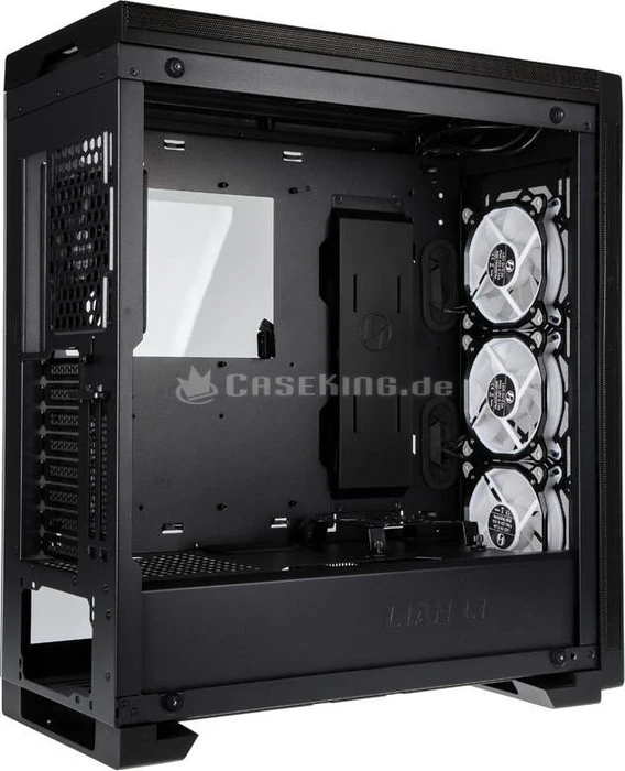Lian Li Alpha 550X schwarz, Glasfenster
