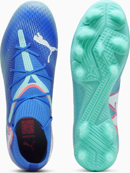 Puma Future 7 Pro FG/AG bluemazing/puma white/electric peppermint