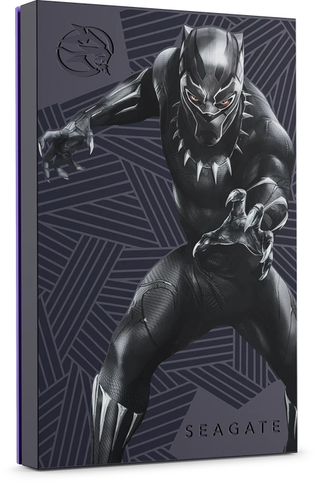 Seagate FireCuda Gaming HDD - Black Panther Special Edition, 2TB, +Rescue, USB 3.0 Micro-B