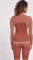 hummel CEA Seamless Tight Funktionsshirt langarm withered rose/rose tan melange (Damen) Vorschaubild