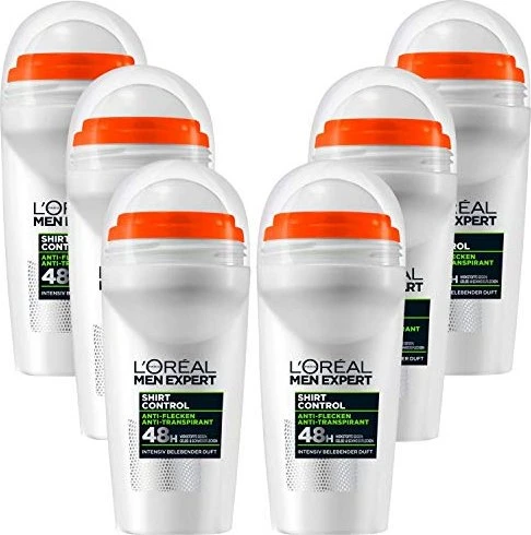 L'Oréal Men Expert Shirt Control Deodorant Roll-On, 50ml