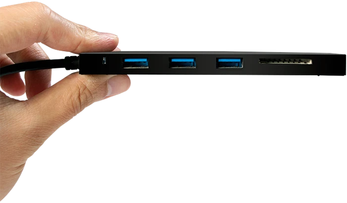 LogiLink USB-Hub, Dual-Slot-Cardreader, USB-C 3.0 [Stecker]