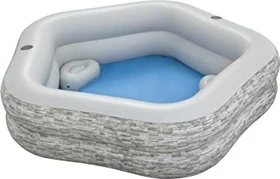 Bestway TruPrint Family Planschbecken 231x206x53cm