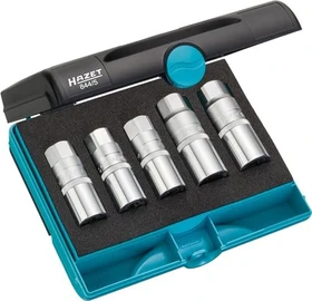 Hazet 844/5 Stehbolzenausdrehersatz inkl. Werkzeugbox, 5-tlg.