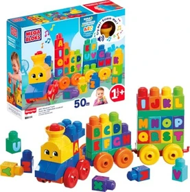 Mattel Mega Bloks Fisher-Price ABC Musikzug mit Geräuschen