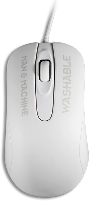 Man & Machine C Mouse washable, weiß, USB