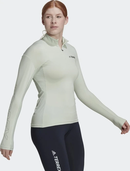 adidas Terrex Xperior Funktionsshirt langarm linen green (Damen)