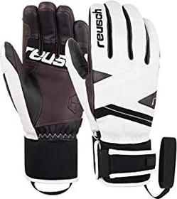 Reusch Henrik Kristoffersen Handschuhe white/black/fire red