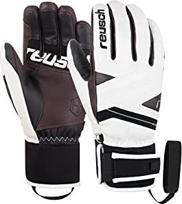 Reusch Henrik Kristoffersen Handschuhe white/black/fire red