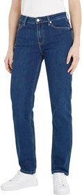 Tommy Hilfiger Classics Straight mit mittelhohem Bund Jeans kai (Damen)