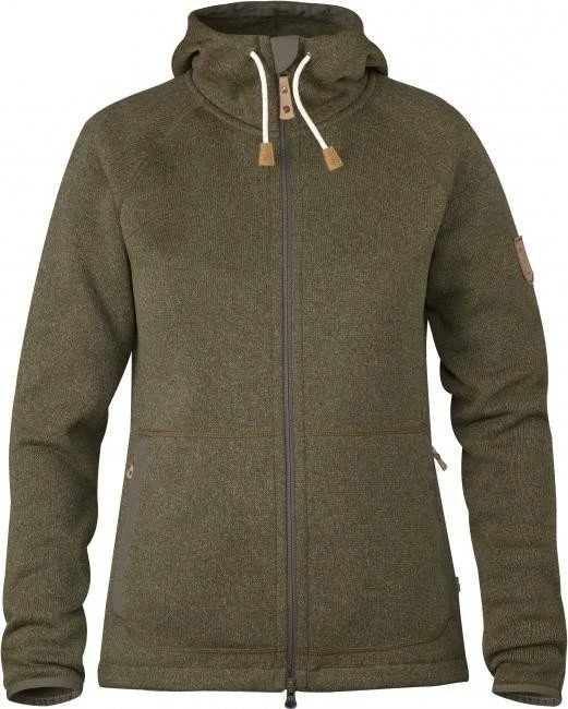 Fjällräven Övik Fleece Hoodie Funktionsjacke tarmac (Damen)