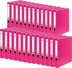 Falken Color Ordner 2-Ring PP, 50mm, A4, pink, 25er-Pack