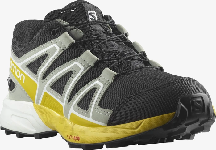 Salomon Speedcross CSWP black/wrought iron/lemon (Junior)