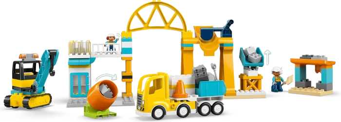 LEGO DUPLO - Baustelle mit Baufahrzeugen 3-in-1-Set