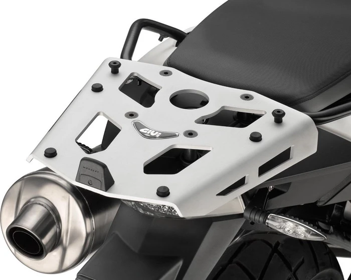 Givi SRA5103 Aluminium Gepäckträgerplatte Monokey silber