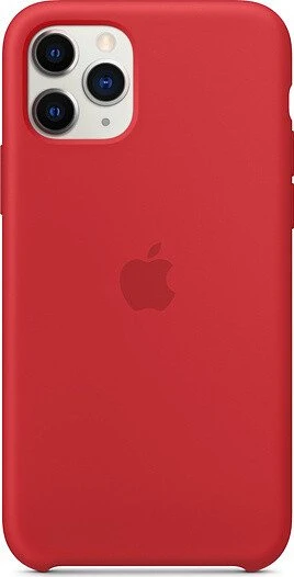 Apple Silikon Case für iPhone 11 Pro rot