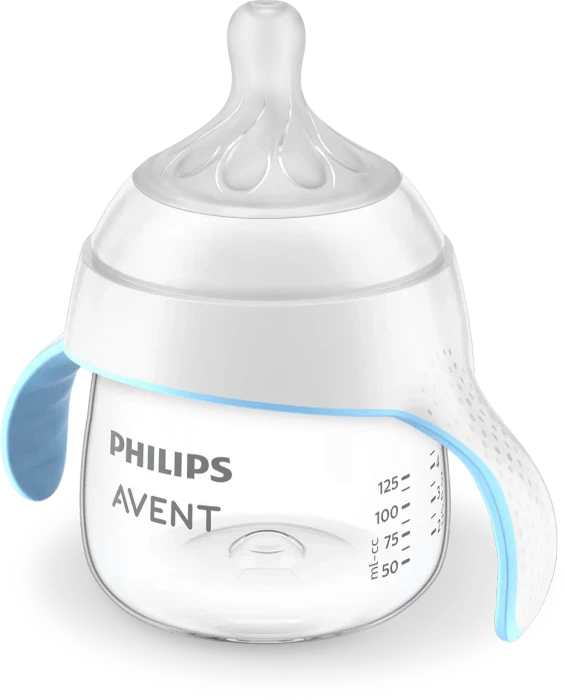 Philips Avent SCF263/61 Naturnah Trinklernflasche, 6+M, 150ml, weiß