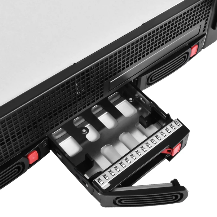 SilverStone RM21-304, Rackmount Storage, schwarz/grau, 2HE, ATX