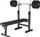 Gorilla Sports Langhantelset 70kg Hantelbank (100420-00006-0046)
