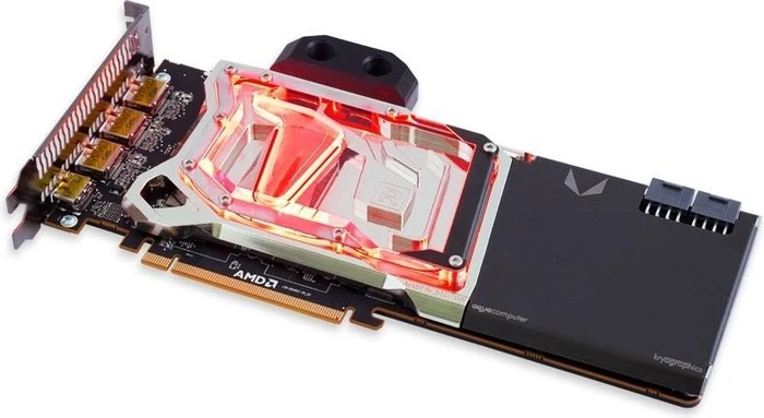 Aqua Computer kryographics Radeon RX Vega 64/Vega 56 acrylic glass edition, Nickel