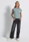 Street One U-Boot mit Rippdetail T-Shirt kurzarm arona blue (Damen) Vorschaubild